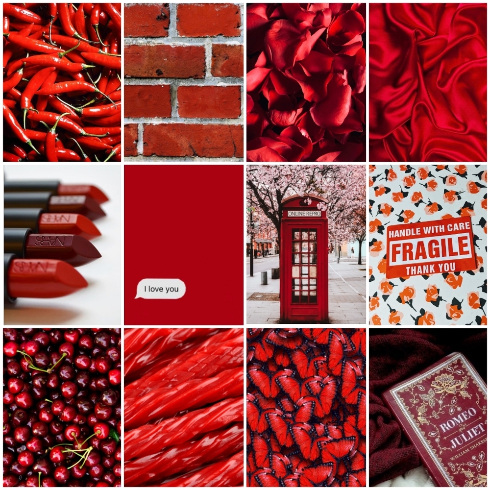 🍎 Red & Cranberry Tones